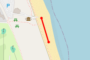 Map showing Caister