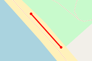 Map showing Irvine South Beach