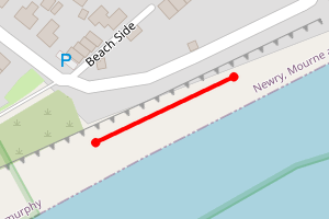 Map showing Kilkeel Harbour 2
