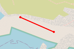 Map showing SIF - Camas Mòr (Easdale)