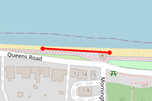 Map showing Cowes - Cabin on the Green
