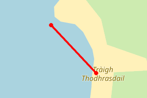 Map showing SIF - Maze Cove (Tiree)