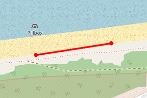 Map showing Findhorn Beach Kinloss Barracks 6