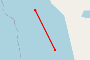 Map showing Machrie Water South