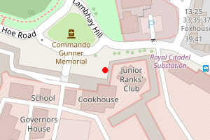 Map showing Aquarium Beach