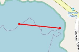 Map showing Seaview
