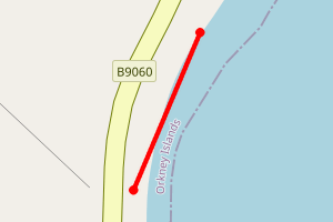 Map showing Ayre of Myers Stronsay 2