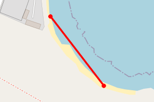 Map showing SIF-Hillswick - Shetland