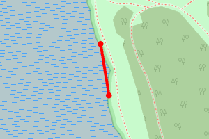 Map showing Kinneil LNR nr picnic bench