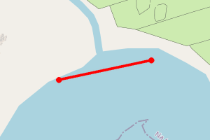Map showing Camas a' Mhaoil