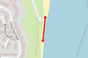 Map showing Kirkcaldy (Seafield South of car park)