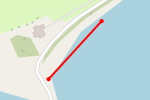 Map showing Meikle Ferry North