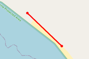 Map showing Below the post office, Achiltibuie