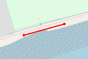 Map showing Hessle Foreshores East Car Park 2