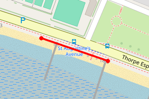 Map showing Thorpe Bay Esplanade 4