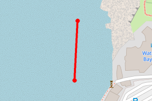 Map showing Watergate Bay
