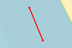 Map showing Morfa Harlech (holiday park path)