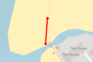 Map showing Perranporth