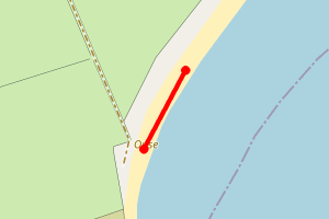 Map showing Westray - Skaill Southend