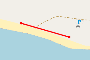 Map showing NDY - Backaskaill #1