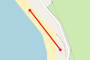 Map showing Westray - Taftsend