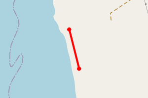 Map showing St Catherine's Bay Mid