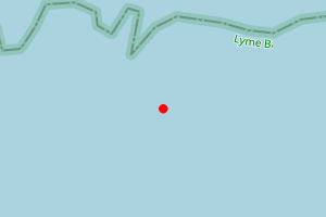 Map showing Charmouth West - duplicate
