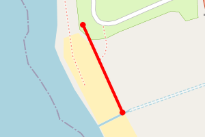 Map showing Killiegreur Beach