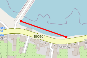 Map showing Whitehall Left