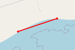 Map showing North Mill Bay #3