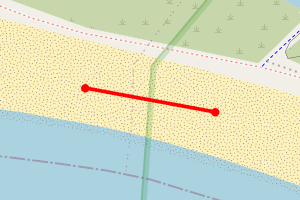 Map showing Tide Mills, Newhaven