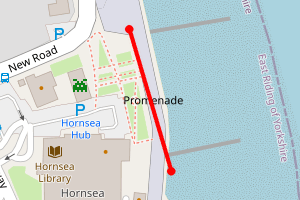Map showing Hornsea Hub