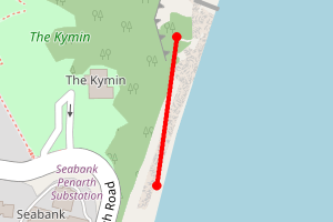 Map showing Penarth North