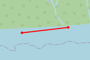 Map showing Beach near the Leitir Fura walk, Sleat, Isle of Skye