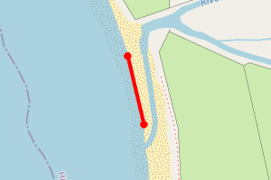 Map showing Talisker Bay beach 2