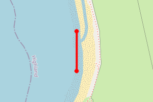 Map showing Talisker Bay beach 3