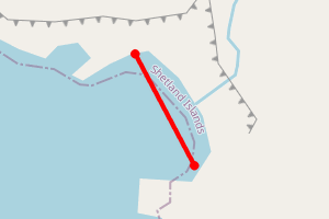 Map showing Garthness