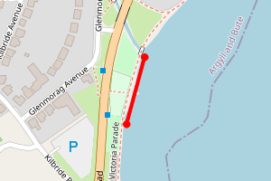 Map showing West Bay Southwest