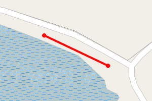 Map showing Traigh Bhain Lagain