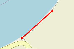 Map showing Myre Bay Hoy