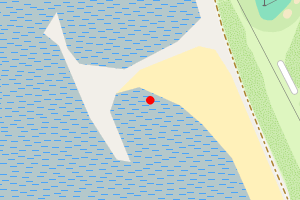 Map showing Earnse Bay, West Walney