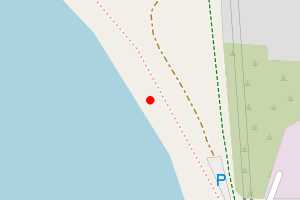 Map showing Stoke Bay, Hayling Island