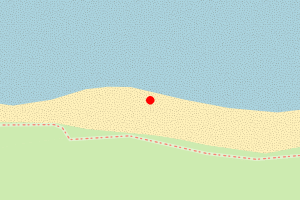 Map showing Aberaeron to Aberarth