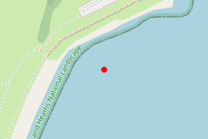 Map showing Hollesley - southern end (East Lane)