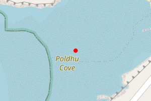 Map showing Poldhu