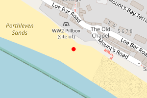 Map showing Porthleven