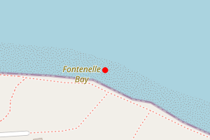 Map showing La Fontenelle