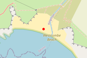 Map showing Wiscombe