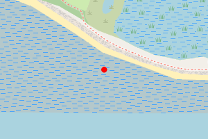 Map showing Cobnor Foreshore