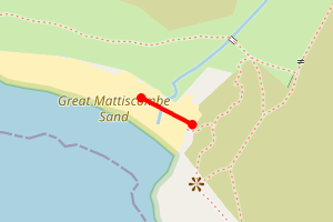Map showing Great Mattiscombe Sand